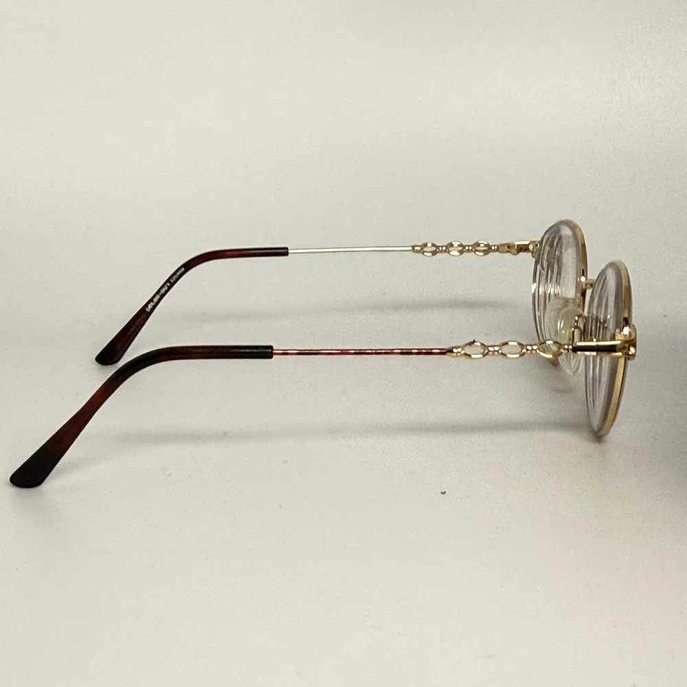 Aristiar 6211‎ Gold Oval Eyeglasses Frames Color 003 135mm Vintage Style
